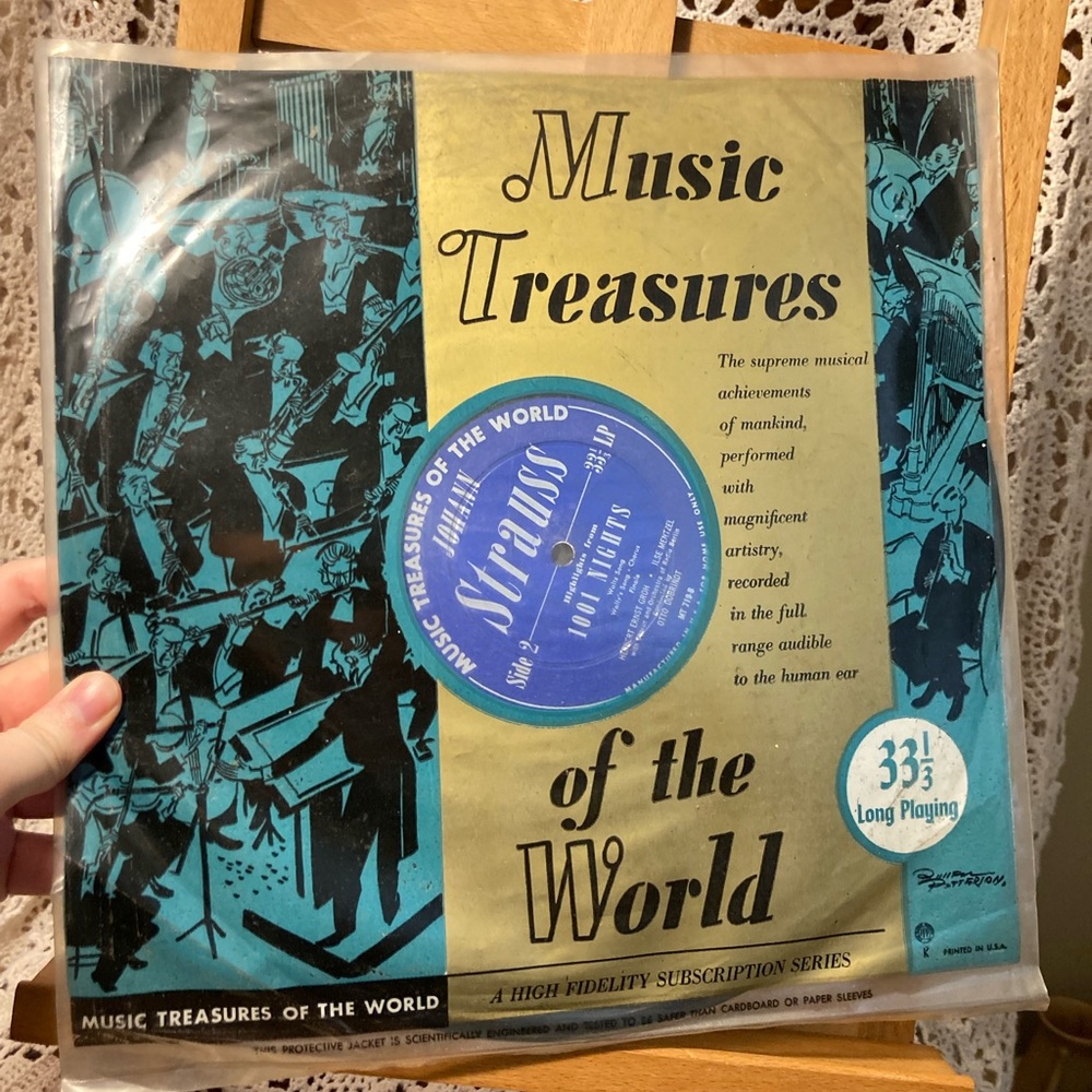 Strauss Classical Vintage Record - Music Treasures of the World